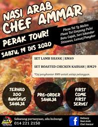 Siri jelajah nasi arab chef ammar kali ini bertempat di paroi, seremban, negeri sembilan bertempat dapur ibu lin. Restoran Chef Ammar Facebook
