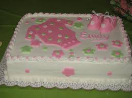 Baby Emily S Cake Baby Shower Cakes Baby Shower Cakes Girl Butter Cream