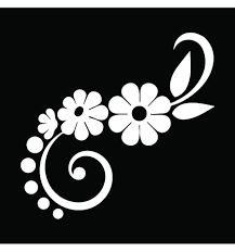 Pochoir Mural Fleur A Imprimer Gratuit Photo Pictures To Pin On Flower Stencil Patterns Face Painting Designs Flower Stencil