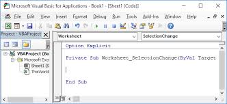 You can use following code to change the highlighted color of selected range Highlight Active Cell In Excel Vba Easy Excel Macros