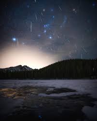 Orion S Arrows Taken During The Peak Of The Geminid Meteor Shower Last Night In Ro Landscape Photography Beautiful Landscape Photography Nature Photography