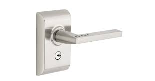Liscio Keypad Leverset Emtek Electronic Lock Front Door Hardware