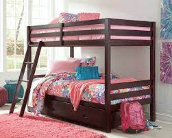 Halanton Twin Over Twin Bunk Bed With 1 Large Storage Drawer B328yb2 B32850 B32859 Bunk Beds B And B Furniture Inc