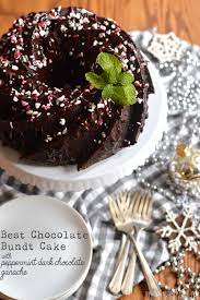 I knew from the moment i opened the box to this bundt pan that i was going to bake a chocolate bundt cake in it, and then top it with a matcha glaze. Best Chocolate Bundt Cake With Peppermint Dark Chocolate Ganache Bundtbakers Brooklyn Homemaker