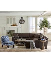 Furniture Radley Fabric Sectional Sofa Collection Created For Macy S Reviews Furniture Macy S Furniture Placement Living Room Great Room Layout Home