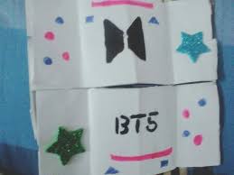 Your recipients will flip over this card idea! I Tried To Make A Bts Flip Card Army S Amino