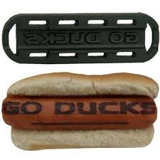 University Of Oregon Logo Hot Dog Cast Iron Branding Grill Iron Accessory By Cc Sports Decor Http Www A Oregon Ducks Party University Of Oregon Oregon Ducks