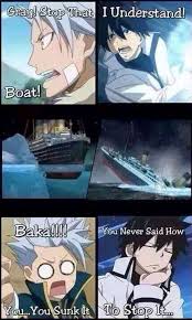 Gray Why Did You Sink The Titanic Anime Drole Memes Anime Mangas Drole