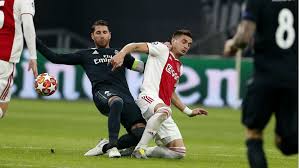 Hector vs ajax showdown in high definition from the movie troy. Ajax Vs Real Madrid Ramos On His Yellow Card I D Be Lying If I Said I Didn T Force It Marca In English
