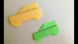 Print it, cut it, build it. Auto Aus Papier Basteln Einfach Suss Geschenk Idee Ideen Kindergarten Kita Papier Origami Kombi Youtube