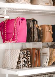 Warm, soapy water will also help remove water stains and scuffs. 5 Tips For Organizng And Storing Handbags A Mix Of Min