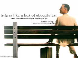 You never know what will happen next. Quotes About Box Of Chocolates 50 Quotes