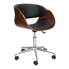 Adecobentwood Full Back Adjustable Home Desk Swivel Armless Office Chair Black Ii Trong 2020