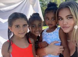 True thompson is one month old! Photos From Khloe Kardashian True Thompson S Cutest Photos E Online Kardashian Kids Khloe Penelope Disick