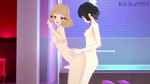 Hibiki Tachibana and Miku Kohinata have Intense Futanari Sex at a Love  Hotel. 2 