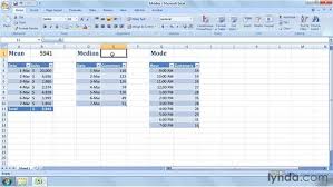 Calculating Mean Median And Mode