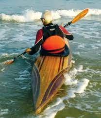 Guillemot Play Strip Built Sea Kayak Low Volume Boat For Playing In The Surf White Water Kayak Kayaking Sea Kayaking