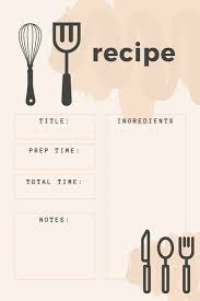 Customize 8 642 Recipe Card Templates Online Canva Recipe Cards Template Printable Recipe Cards Recipe Cards