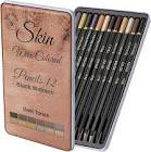 Dark Tone Skin Drawing Pencils Black Widow