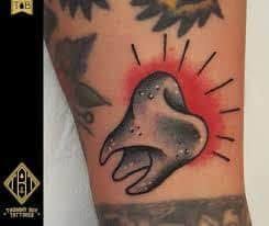 Tooth Tattoo 49 Tooth Tattoo Traditional Back Tattoo Traditional Tattoo