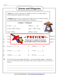 See full list on howmany.wiki Grams And Kilograms Super Teacher Worksheets