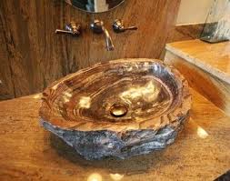 petrified wood sink wood sink