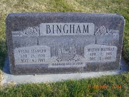 Milton Mathias Bingham (1915-1992)