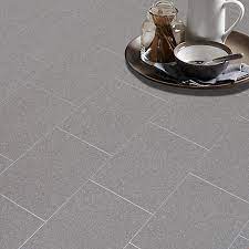 Our high quality, luxury vinyl tile flooring offers exactly that. Colours Monzen Grey Tile Effect Vinyl Flooring 6m Diy At B Q