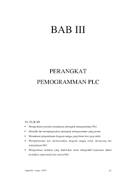 A ladder diagram is a symbolic and schematic representation of both the process hardware and process control. Pdf Pemrograman Plc Bambang Gastomo S T M T Academia Edu