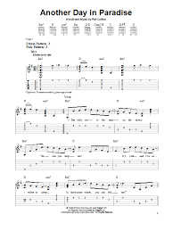 Another day in paradise chords by phil collins. Another Day In Paradise Noten Phil Collins Leichte Tabulatur Fur Gitarre