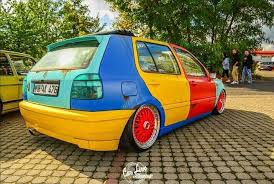 Vw Golf Mk3 Harlekin Ratte Rat Look Golf Mk3 Golf Tattoo Rat Look