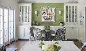 They must have been thirty years old, and it looked like every owner of the house since then made some. Green Wallpaper Dining Room Transitional With Round White Living Room Built In Cabinets 990x592 Wallpaper Teahub Io