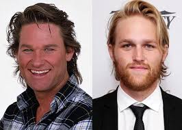 Kurt Russell And Wyatt Russell At Age 32 Famous Celebrities Hollywood Actor Starkid