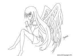Good thing we have them for everyone of any skill, simple to hard. Anime Angel Girl 1 Coloring Pages Printable