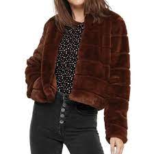Trouvez veste fausse fourrure sur 2ememain ✅ avantageux pour tout le monde. Veste Fausse Fourrure Femme Marron Cdiscount