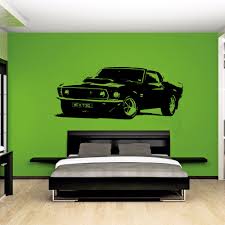Fabulous ideas for little boys! Art Decor Mustang Muscle Car V8 Quote Wall Sticker Decal Boys Room Games Bar For Kids Rooms Living Bedroom Mural D818 Buy At The Price Of 8 99 In Aliexpress Com Imall Com
