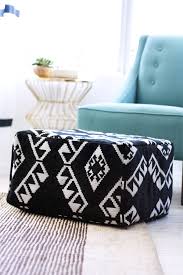Diy Pouf Ikea Hack Kristi Murphy Diy Blog Diy Pouf Diy Boho Decor Diy Ottoman