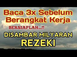 Republika.co.id, rezeki merupakan salah satu rahasia allah swt. Doa Sebelum Bekerja Agar Rezeki Lancar Dan Berkah Youtube Doa Kata Kata Motivasi Kutipan Pelajaran Hidup