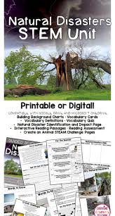 Storms And Natural Disasters Stem Unit Natural Disasters Science And Nature Disasters