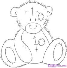 Step 4 Teddy Bear Drawing Teddy Bear Crafts Tatty Teddy