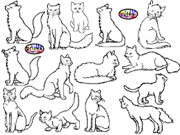 They talk about how long time ago wild cats living far away from people broke into tribes and divided the territory. Cat Coloring Page Warrior Cats Cat Coloring