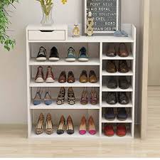 Make you home more organized with the classy and elegant range of solid wood shoe rack furniture. Titiskin 10 Tier Shoe Rack Wooden Shoe Storage Stand With Drawers Modern Vertical Shoe Rack Organizer For Small Space Saving Space Freestanding Shoe Rack Cabinet For Closets Entryway White Pricepulse