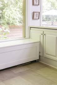 Window seat storage is the perfect solution for those who need extra storage around the house. Diy Kitchen Window Storage Bench On Casters For Under 130