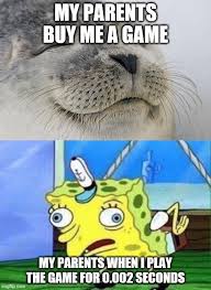 Image Tagged In Memes Satisfied Seal Spongebob Mockingbird Imgflip