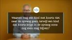 Waarom mag een kind met koorts niet naar de opvang, maar ... - YouTube