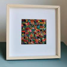 See more ideas about machine embroidery designs, machine embroidery, embroidery designs. Modern Hand Embroidered Wall Art Wall Decor
