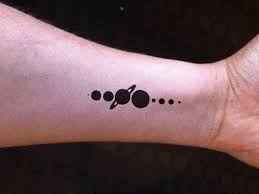 Minimalist Tattoo For Guys Tim Với Google Simple Arm Tattoos Solar System Tattoo Planet Tattoos