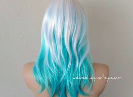 Blue Ombre Hair Google Search Blue Ombre Hair White Ombre Hair Medium Hair Color