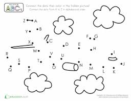 On This Preschool Reading And Coloring Page Kids Connect Dots By Following The Dot Worksheets Free Preschool Worksheets Preschool Worksheets Free Printables