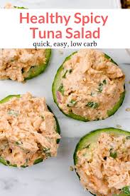Spicy Tuna Salad Slender Kitchen Recipe Spicy Tuna Salad Healthy Recipes Healthy